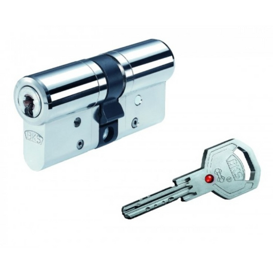 BKS Janus 46  version cylindre double serrure en acier chrome-nickel certifié VDS-B